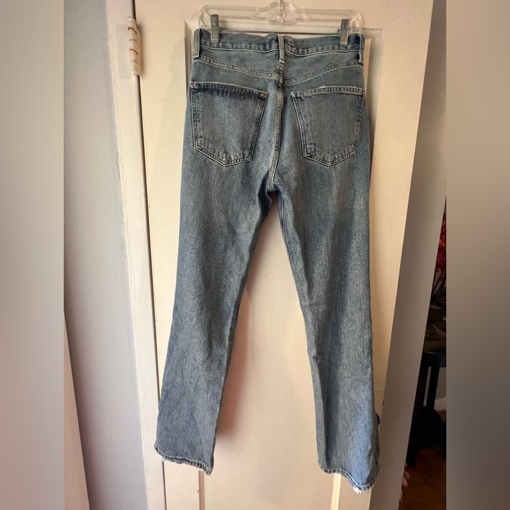 AGOLDE Lana High-Rise Vintage Straight-Leg Jeans in Backdrop 26 - Picture 5 of 9